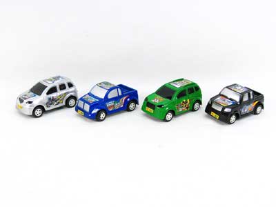 Pull Back Car(4in1) toys