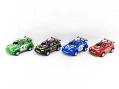 Pull Back Police Car(4in1) toys