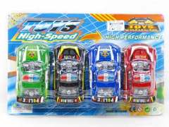 Pull Back Police Car(4in1) toys