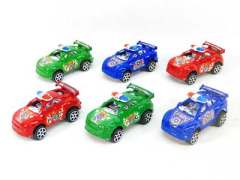 Pull Back Police Car(6in1) toys