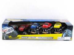 Die Cast Cross-country Car Pull Back(5in1)