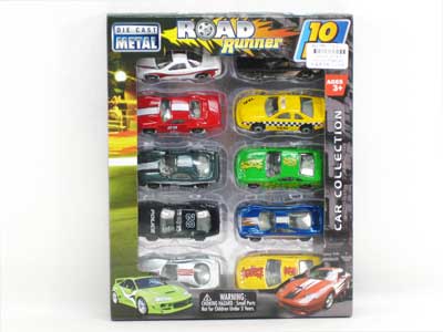 Die Cast Car Pull Back(10in1) toys
