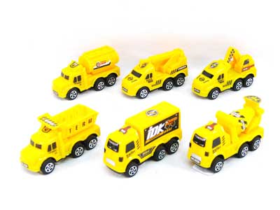 Pull Back Construction Truck(6in1) toys