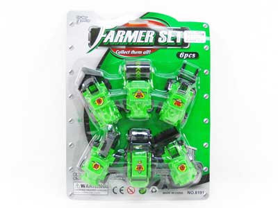 Pull Back Farmer Truck(6in1) toys