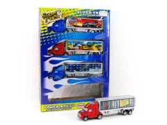 Pull Back  Container Truck(4in1)
