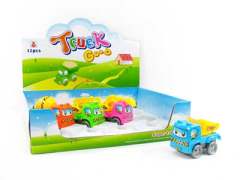 Pull Back Cartoon Construction Car(12in1) toys