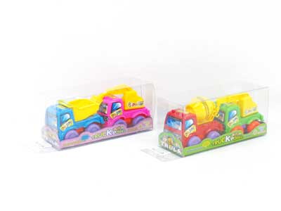 Pull  Back Construction Car(2in1) toys
