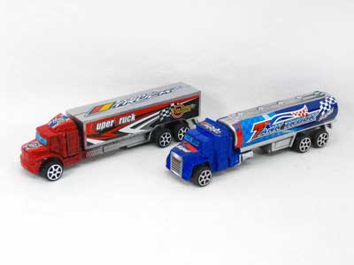 Pull Back Container & Tanker(2S) toys