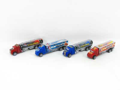 Pull Back Container & Tanker(4in1) toys