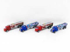 Pull Back Container & Tanker(4in1) toys