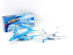 Pull Back Airplane W/L(2in1) toys