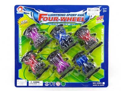 Pull Back 4WD Car(6in1) toys