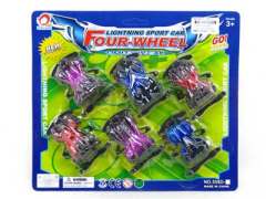 Pull Back 4WD Car(6in1) toys