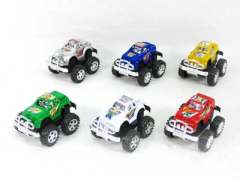 Pull Back  Cross-country Racing Car(6in1)