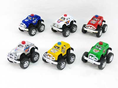 Pull Back Cross-country Police Car(6in1) toys