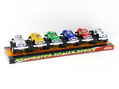 Pull Back  Cross-country Racing Car(6in1) toys