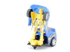 Pull Back Transforms Police Car(3C) toys