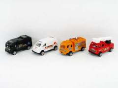 Pull Back Fire Engine (4S4C) toys