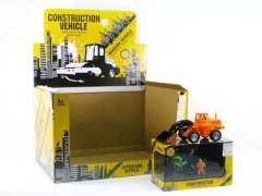 Pull Back Construction Truck Set(12in1) toys