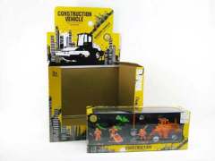 Pull Back Construction Car Set(6in1)