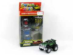 Pull Back Cross-country Racing Car(4in1) toys