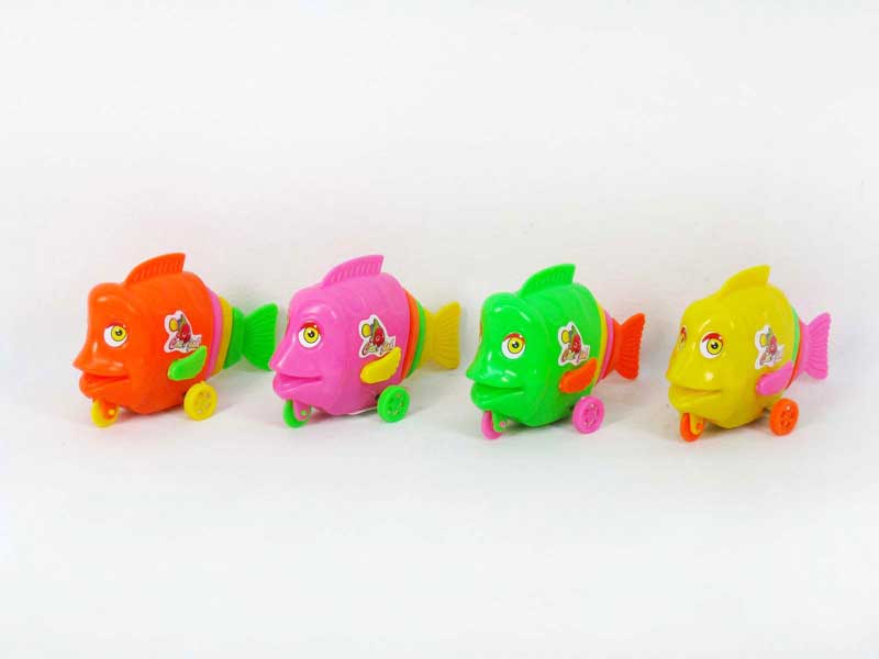 Pull Back Fish(4in1) toys