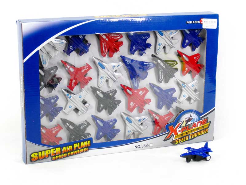 Pull Back Airplane(24in1) toys