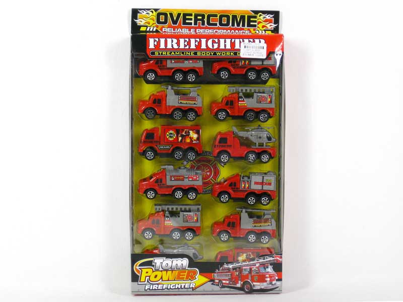 Pull Back Fire Engine(12in1) toys