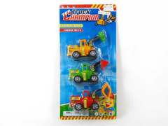 Pull Back Construction Car(3in1) toys
