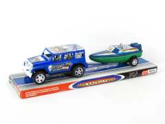 Pull Back Truck Tow Boat(3C)