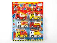 Pull Back  Fire Engine(6in1)