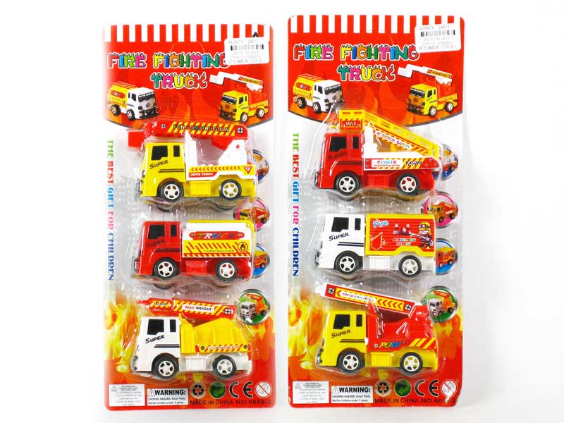 Pull Back Fire Engine(3in1) toys