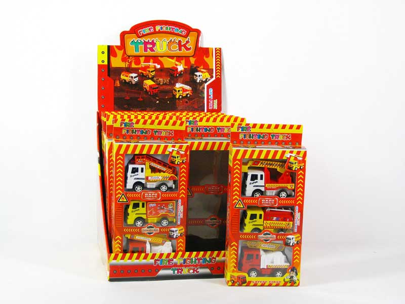 Pull Back Fire Engine(12in1) toys