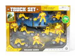 Pull Back Construction Car Set toys