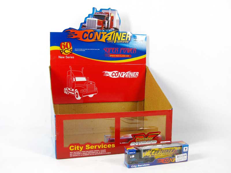 Pull Back Container Truck(60in1) toys