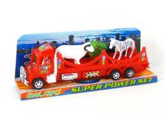 Pull Back Truck Tow Animal(3C)