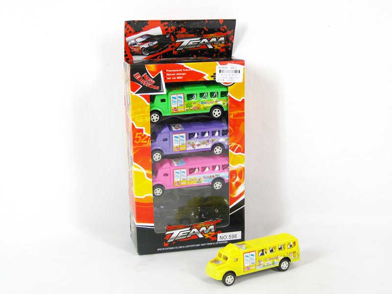 Pull Back Car(4in1) toys