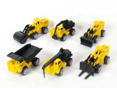 Pull Back Construction Car(6in1) toys