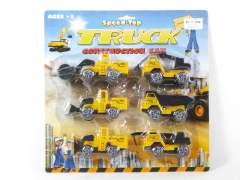 Pull Back Construction Car(6in1)