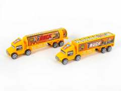 Pull Back Container& Truck(2in1) toys