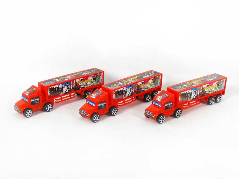 Pull Back Container& Truck(3in1) toys