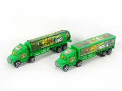 Pull Back Container& Truck(2in1) toys