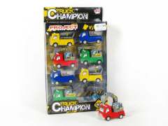 Pull Back Construction Car(8in1) toys