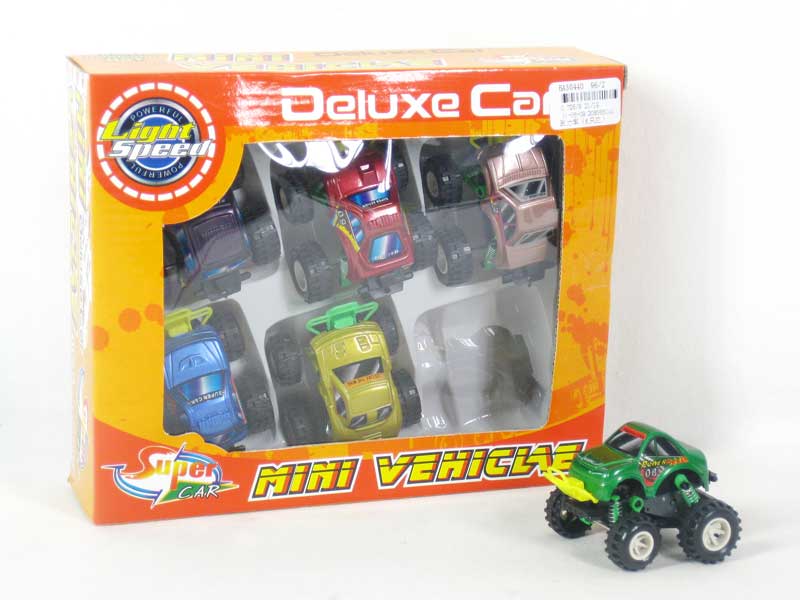 Pull  Back Car(6in1) toys