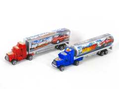 Pull Back Container Truck & Oilcan Car(2in1) toys