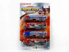 Friction Container Truck & Oilcan Car(4in1) toys