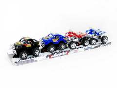 Pull Back Car & Pull Back Motorcycle(4in1) toys