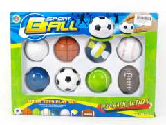 Pull Back Ball(8in1) toys