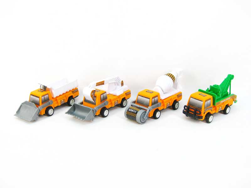 Pull Back Construction Truck(4in1) toys