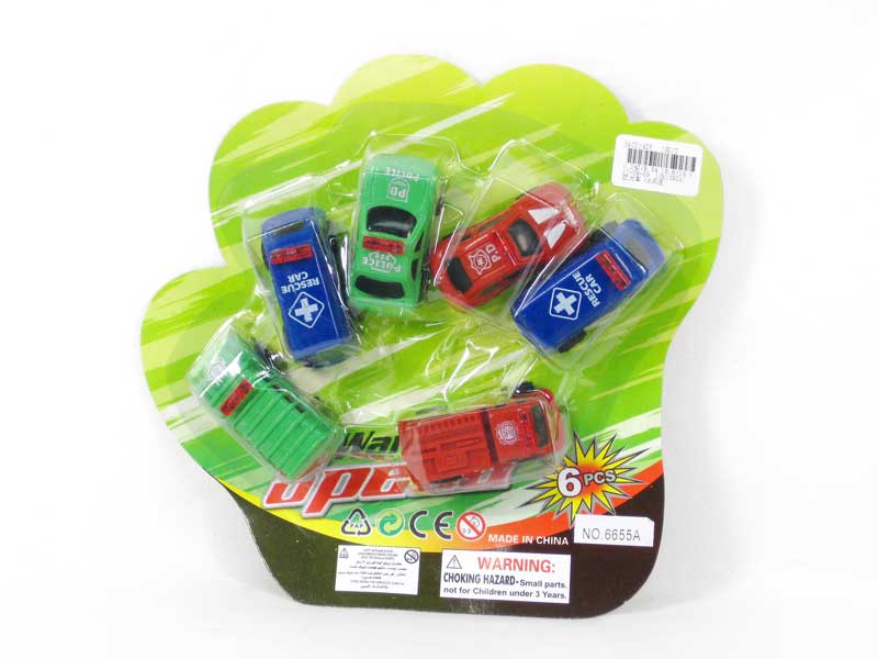 Pull Back Car(6in1) toys